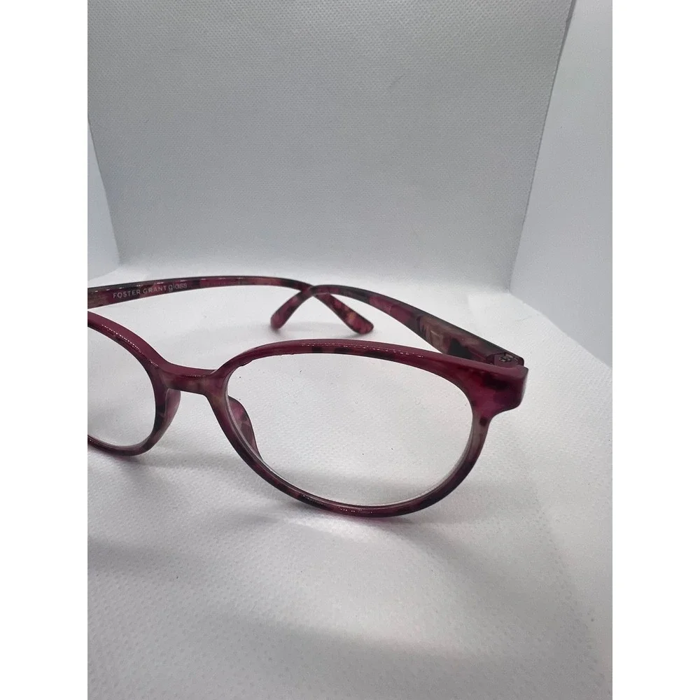 Foster Grant Gloss‎ Readers Womens Reading Glasses Burgundy Floral